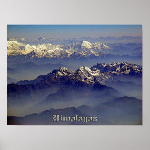 Wunderschöne Himalaya-Berge - Mount Everest Peak Poster