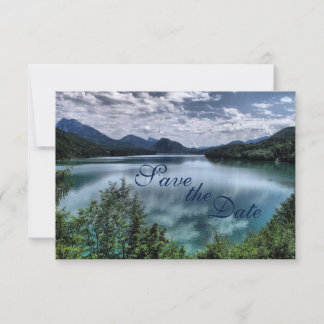 Wunderschöne Hochzeit am Bergsee - Save-the-Date-K Save The Date