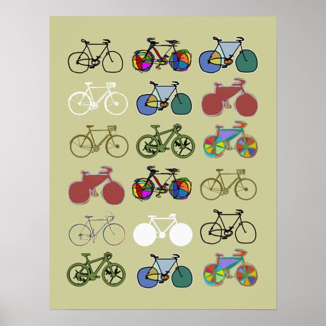 wunderschöne, inspirierte Biketour Poster (Vorne)