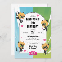 Wunderschöne Katze Noir Chibi Geburtstag