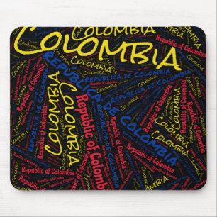 Wunderschöne kolumbianische Flaggenfarben Patrioti Mousepad