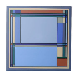 Wunderschöne Kunst & Handwerk Geometrische Muster  Fliese