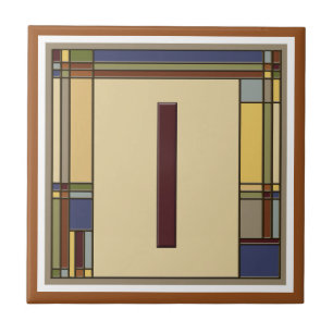 Wunderschöne Kunst und Handwerk Geometrische erste Fliese