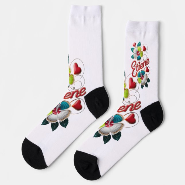 wunderschöne Kunstwerke: Socken (Linkes Detail)