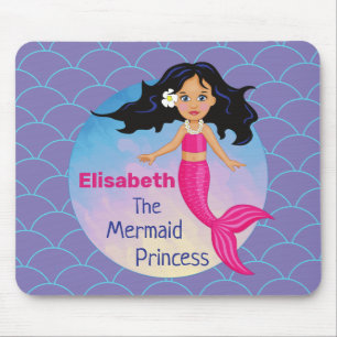 Wunderschöne Meerjungfrau Prinzessin für Mädchen Mousepad