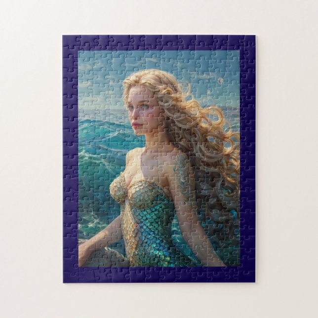 Wunderschöne Meerjungfrau Puzzle (Vertikal)