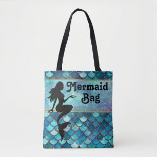 Wunderschöne Meerjungfrau-Tote-Tasche