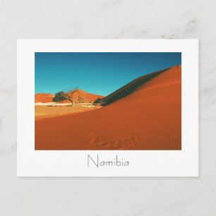 Wunderschöne Namibia Dune Sand View Postkarte