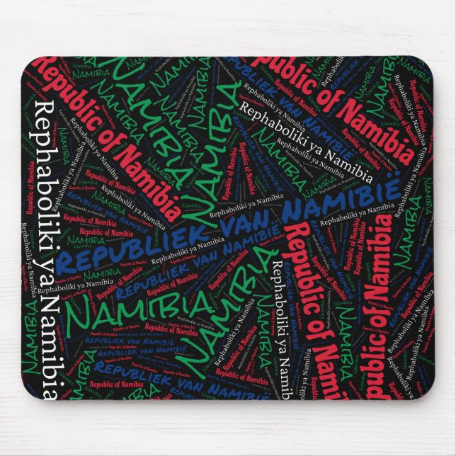 Wunderschöne Namibia Flag Farben Patriotic Mousepad (Vorne)