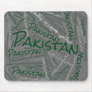 Wunderschöne pakistanische Flaggenfarben Patriotic Mousepad