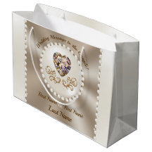 Wunderschöne, Personalisierte Hochzeitspendentasch