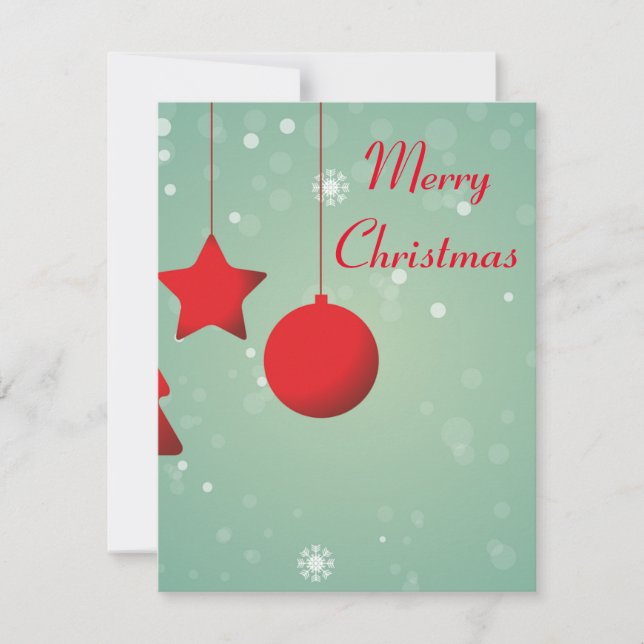 Wunderschöne, Phantastische, wunderschöne Weihnach Feiertagskarte (Vorderseite)