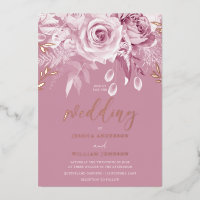 Wunderschöne Rosa-Hochzeit-Rose Gold