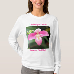 Wunderschöne rosa Orchidee T-Shirt