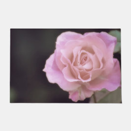 Wunderschöne Rosa Rose Fußmatte