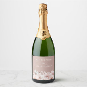 Wunderschöne Rosé-Wasserfarbe Dusty Pink Hochzeit