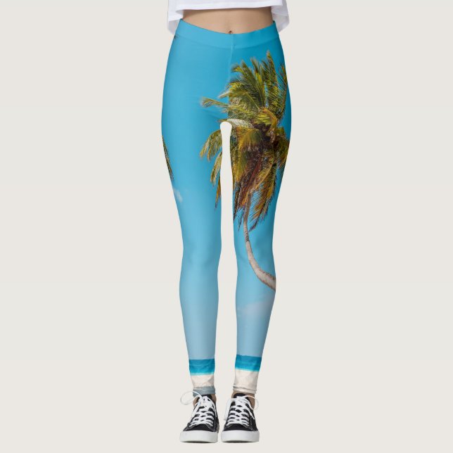 Wunderschöne Seascape Leggings (Vorderseite)