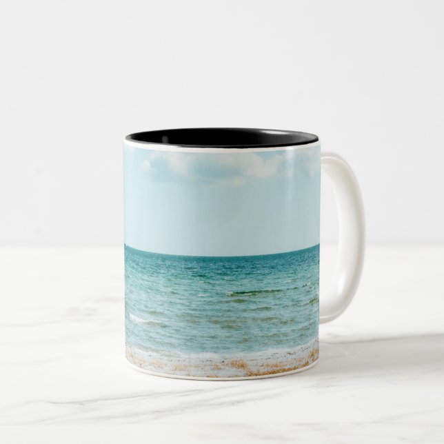 Wunderschöne Seascape Zweifarbige Tasse (VorderseiteRechts)