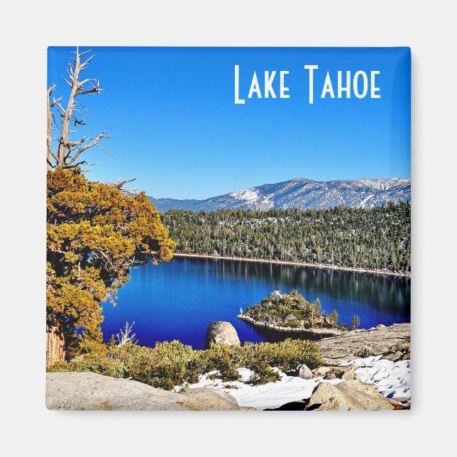 Wunderschöne Smaragdbucht, Lake Tahoe Magnet (Vorne)