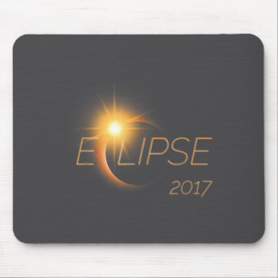 Wunderschöne Sonnenfinsternis 2017 Grafik Mousepad