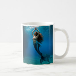 Wunderschöne Tauchsirene Kaffeetasse