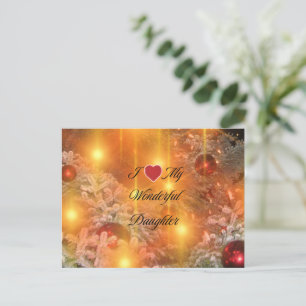 Wunderschöne Tochter Postkarte