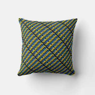 Wunderschöne ukrainische Nationalflagge Kissen