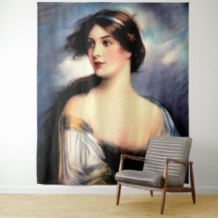 wunderschöne Viktorianische Wind Wandteppich