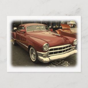 Wunderschöne Vintage-Auto-Postkarte! Postkarte