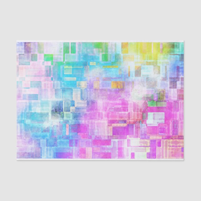 Wunderschöne Wasserfarbenpastells  Seidenpapier (Vorderseite)