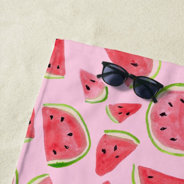 Wunderschöne Wassermelonen Sommerspass Obst Strandtuch (Beispiel)