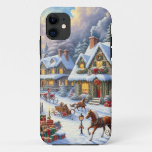 Wunderschöne Weihnachtsdörfer Case-Mate iPhone Hülle