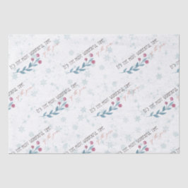 Wunderschöne Weihnachtspastells Seidenpapier