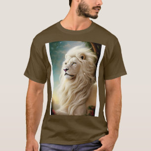 Wunderschöne weiße Löwe T-Shirt