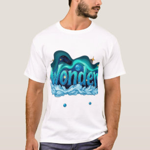 Wunderschöne Worte mit galaktischen Farben T-Shirt