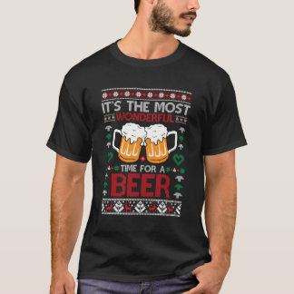 Wunderschöne Zeit für ein Bier hässlich T-Shirt