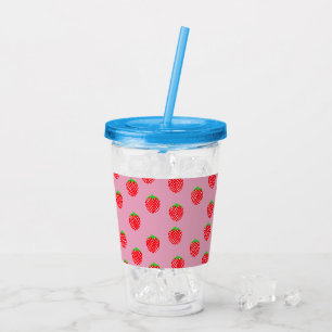 Wunderschöner Beeren-Sommer Acryltrinkbecher