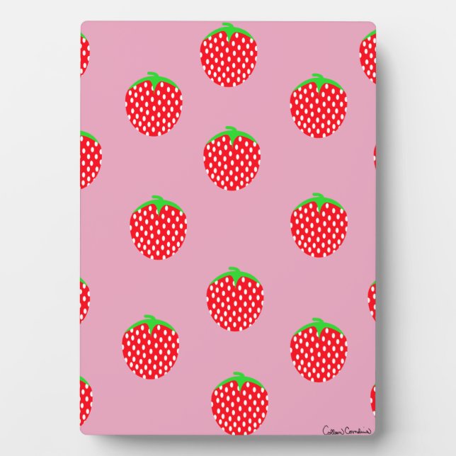 Wunderschöner Beeren-Sommer Fotoplatte (Vorderseite)