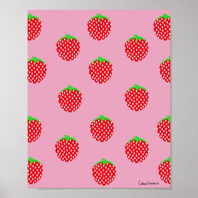 Wunderschöner Beeren-Sommer Poster (Vorne)