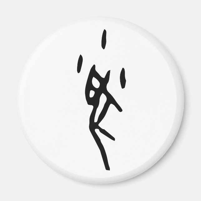 Wunderschöner chinesischer Zodiac-Rat-#001- Magnet (Vorne)