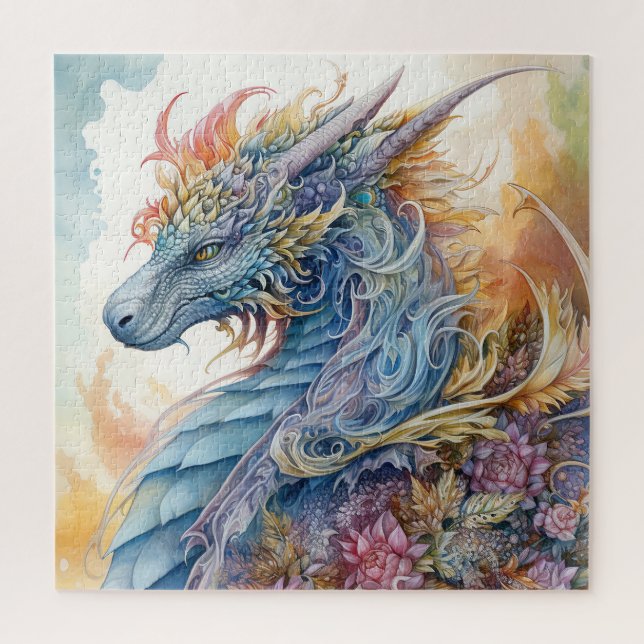 Wunderschöner Drache Puzzle (Vertikal)