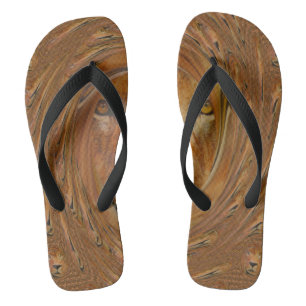 Wunderschöner erstaunlicher männlicher Löwe Pop-Ar Flip Flops