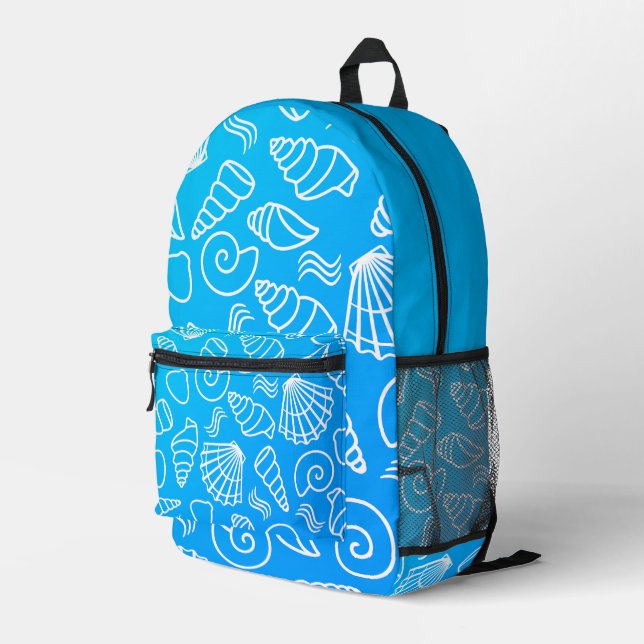 Wunderschöner farbenfroher Rucksack, einzigartig Bedruckter Rucksack (Rückseitige Ecke Rechts)
