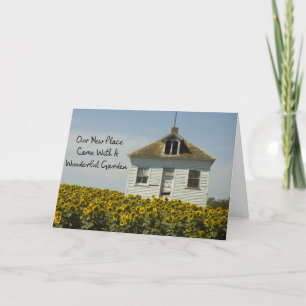 Wunderschöner Garten - Funny Change of Address Ankündigung