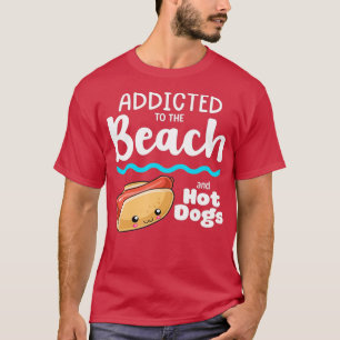 Wunderschöner Hot Dog für Ferien am Strand_1 T-Shirt