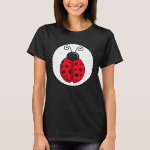Wunderschöner Ladybird-Charme T-Shirt