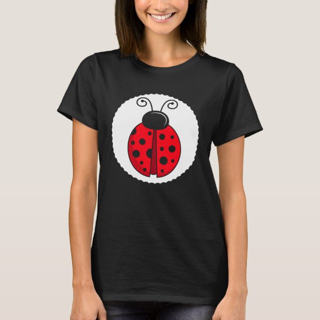 Wunderschöner Ladybird-Charme T-Shirt (Vorderseite)