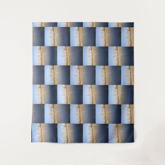 Wunderschöner Natursee Wandteppich (Vorderseite)