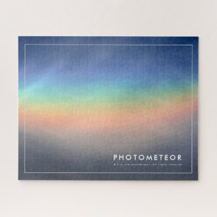 Wunderschöner Regenbogen in den Wolken Puzzle