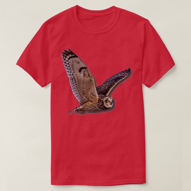 Wunderschöner Schellfliegervogel der Raubvogel Vog T-Shirt (Design vorne)